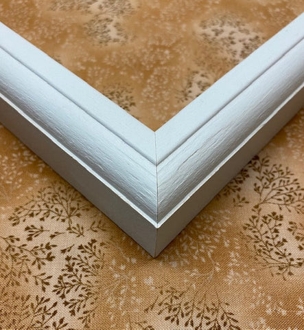 12" x 12" White Frame