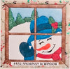 452 Snowman in Window