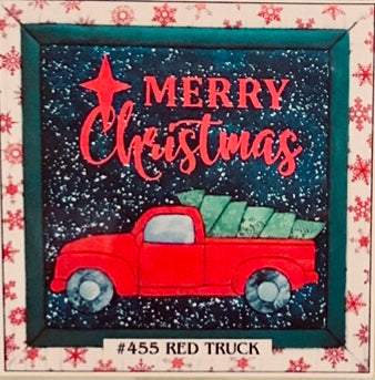 455 Christmas Red Truck
